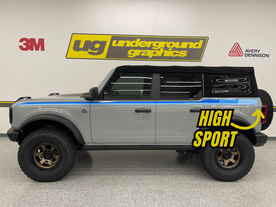 Bronco 3-Bar Stripes 2021+