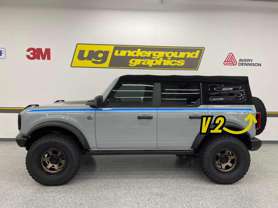 Bronco 3-Bar Stripes 2021+