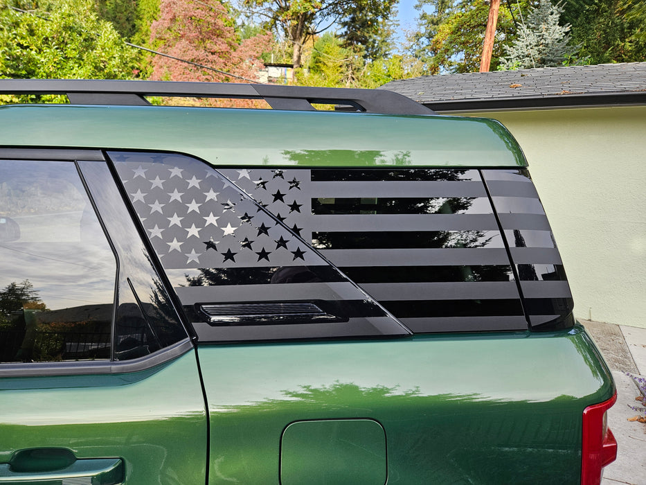 Bronco Sport "3-piece" Rear Quarter Window Flag Graphics