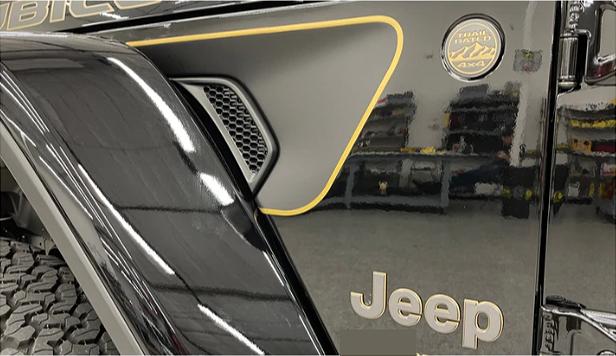 Jeep JL, JLU and JT Fender Vent Graphics (2018+)