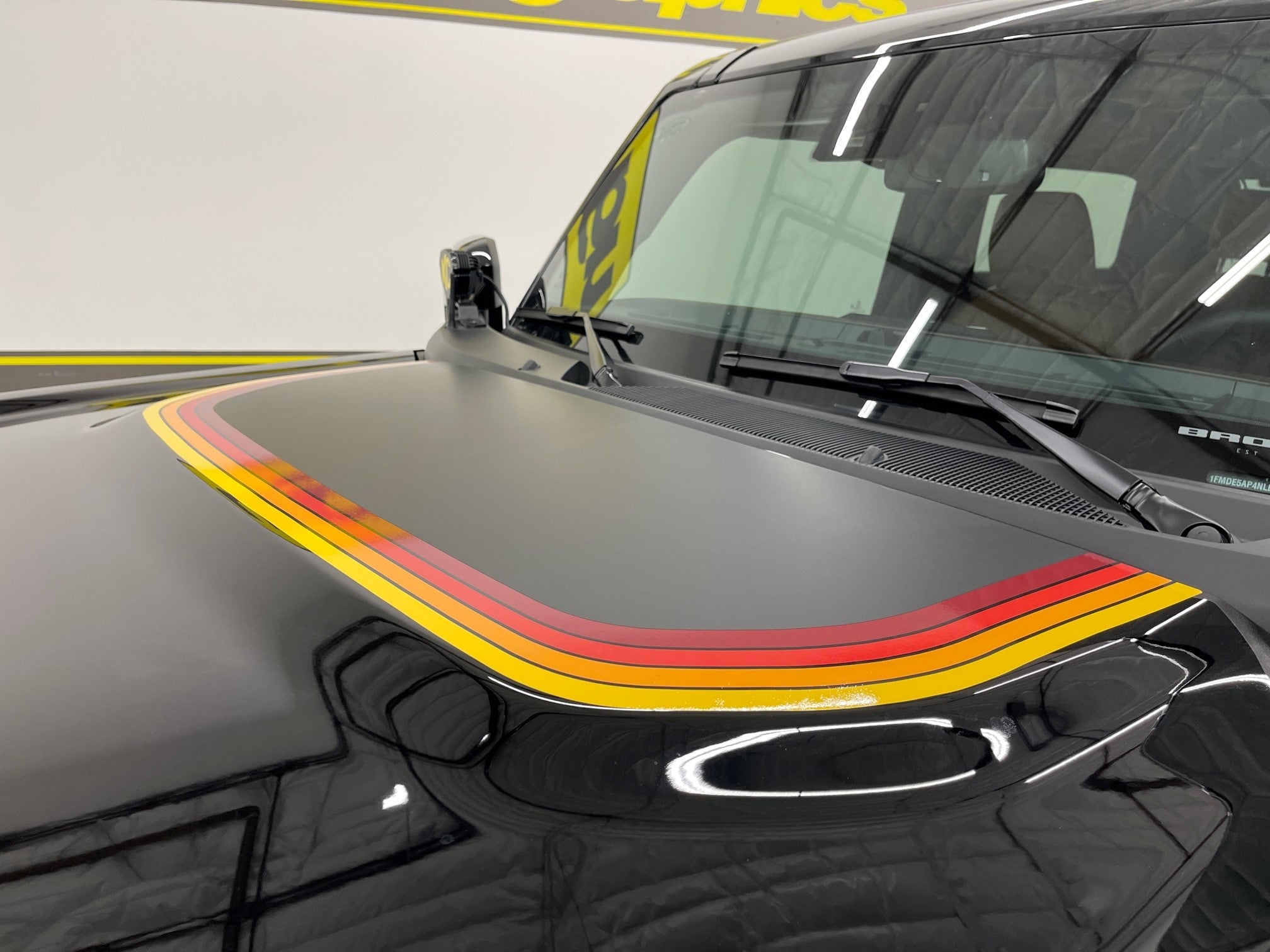Bronco 4-Bar Retro Side Panel Kits — Underground Graphics