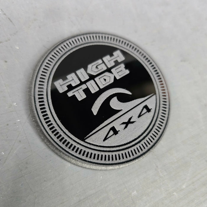 Jeep Engraved "HIGH TIDE RATED" Emblem