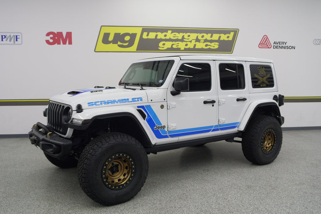 Jeep Wrangler Scrambled Retro Kit (JL & JLU) — Underground Graphics