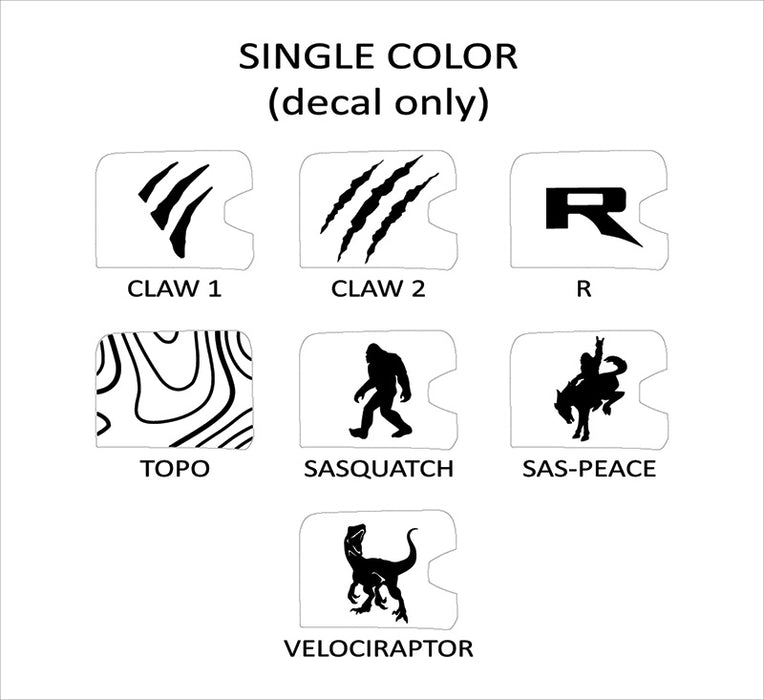 Bronco Raptor Gas Cap Overlays