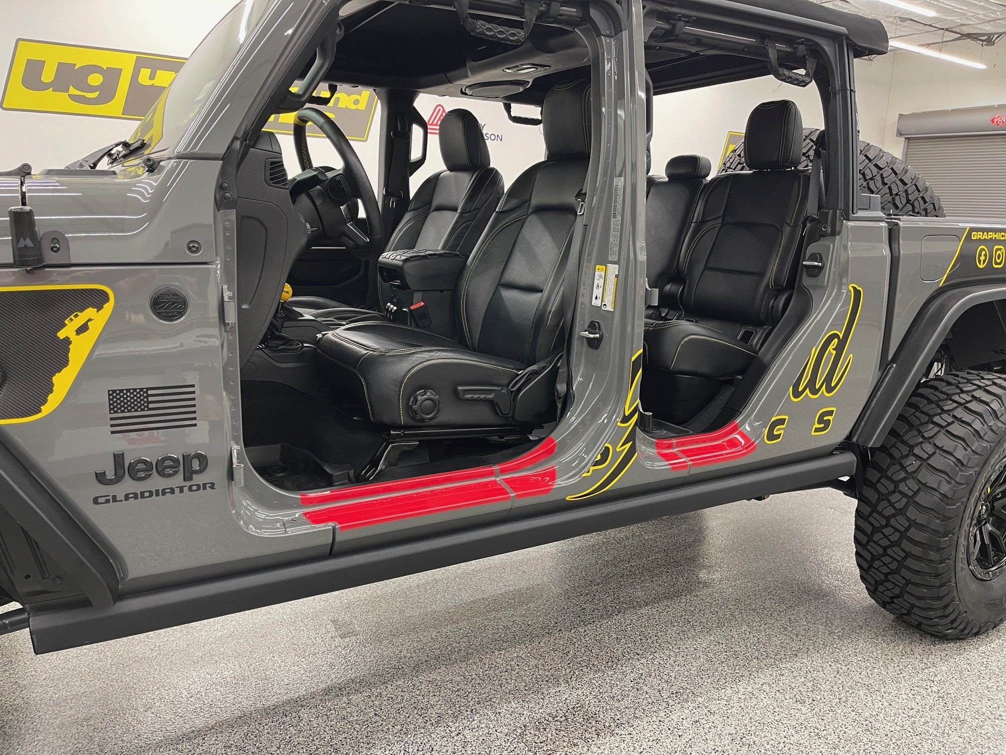 Jeep JL/JLU/JT PPF Door Sills — Underground Graphics