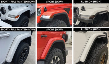 Jeep Rear PPF Fender Guards — Underground Graphics