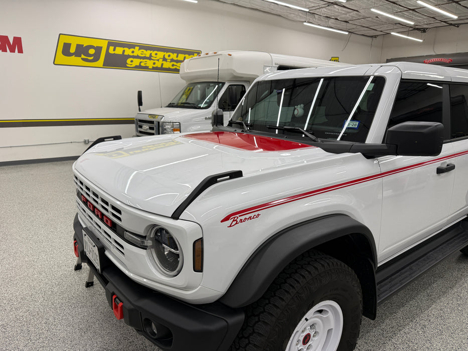 Bronco Heritage Hood graphics