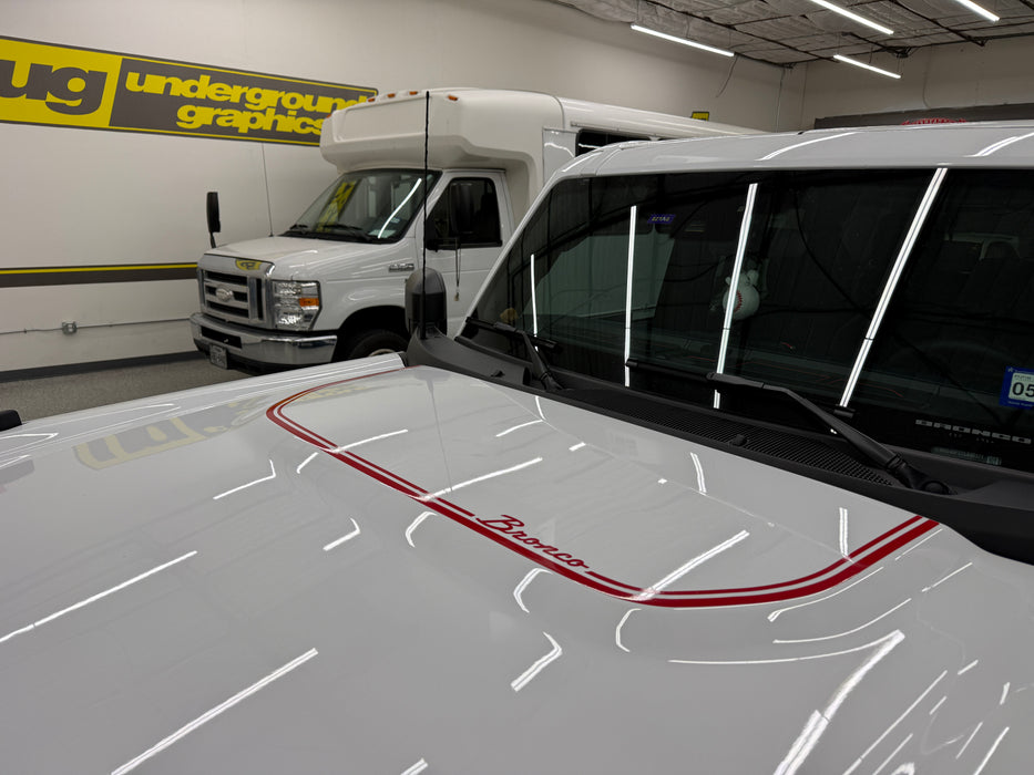 Bronco Heritage Hood graphics
