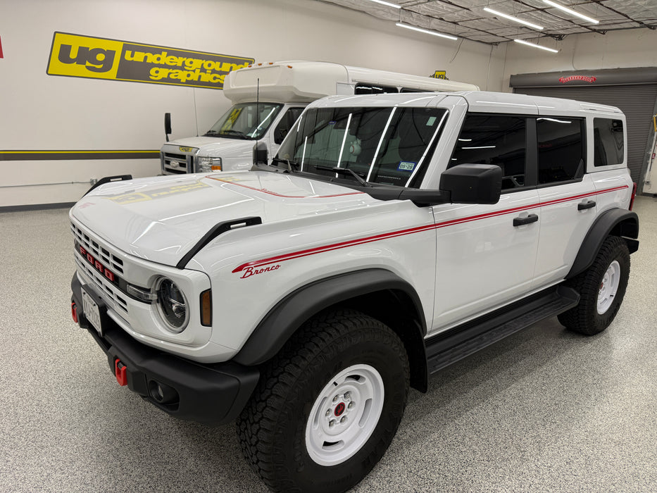 Bronco Heritage Hood graphics
