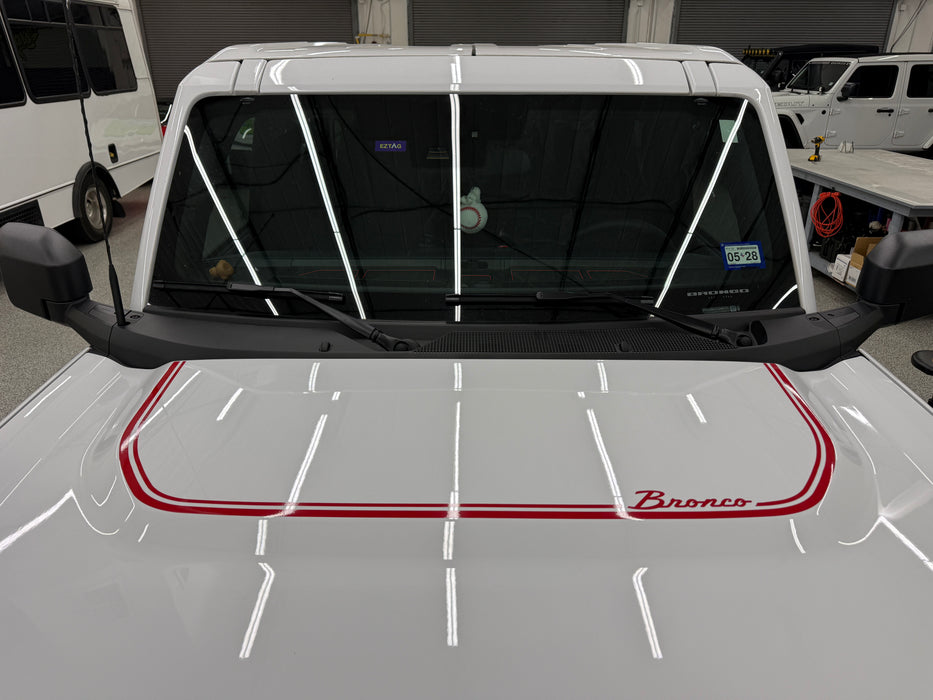 Bronco Heritage Hood graphics