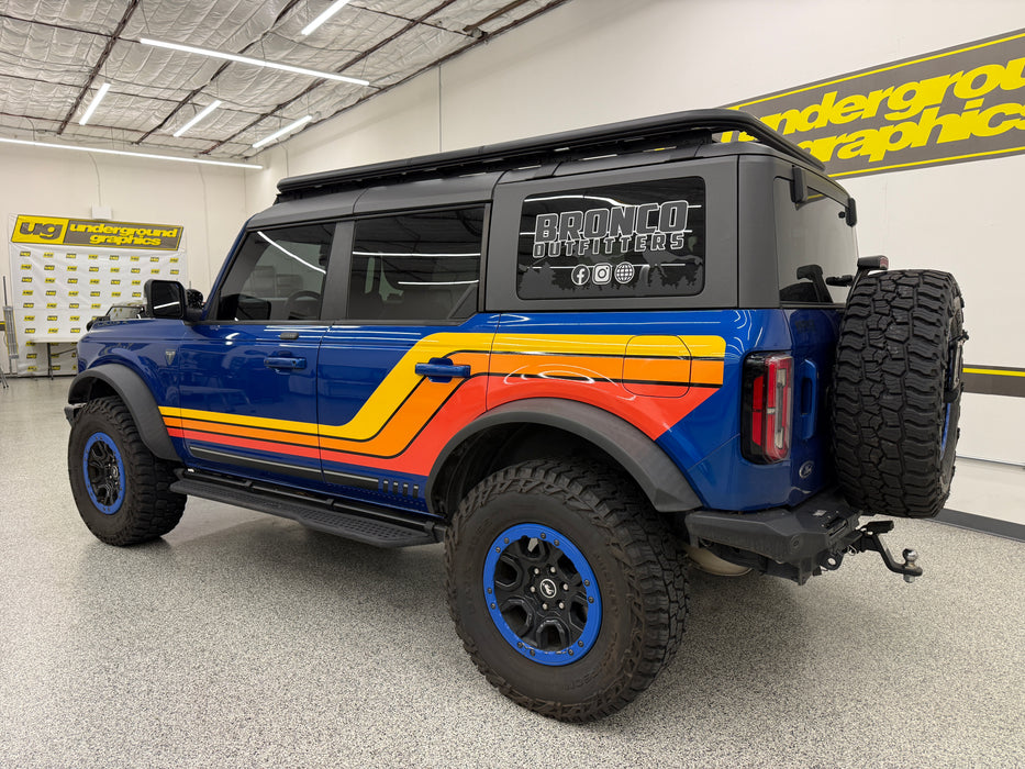 Bronco 4-Door 3-Bar Kicker Kit