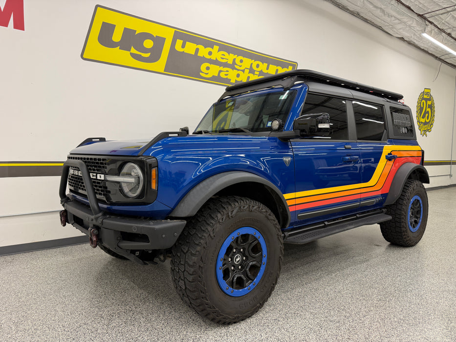 Bronco 4-Door 3-Bar Kicker Kit