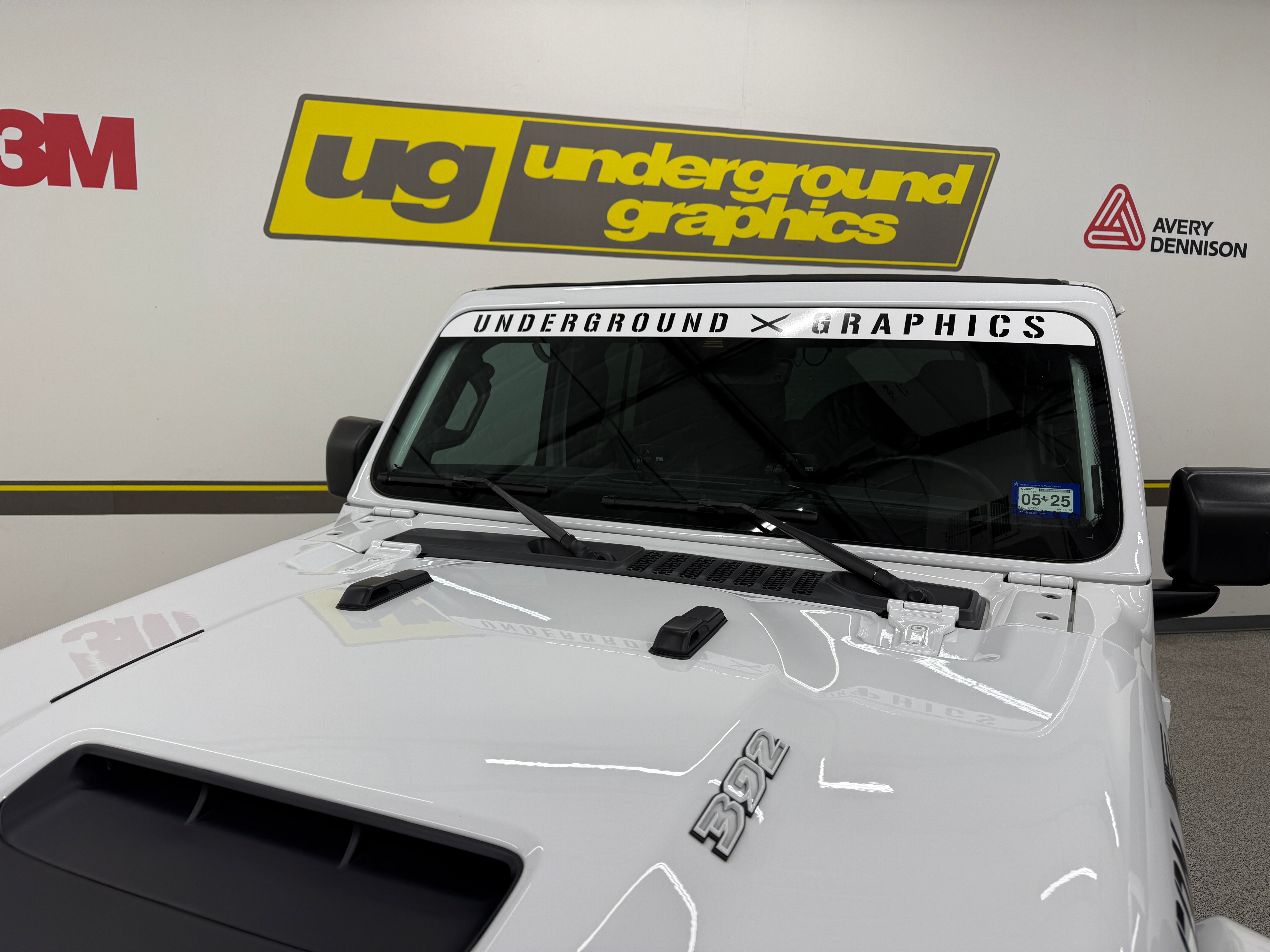 "This Side Up" Windshield Banner Decal For Jeep Wrangler TJ JK CJ YJ XJ – 14 Colors