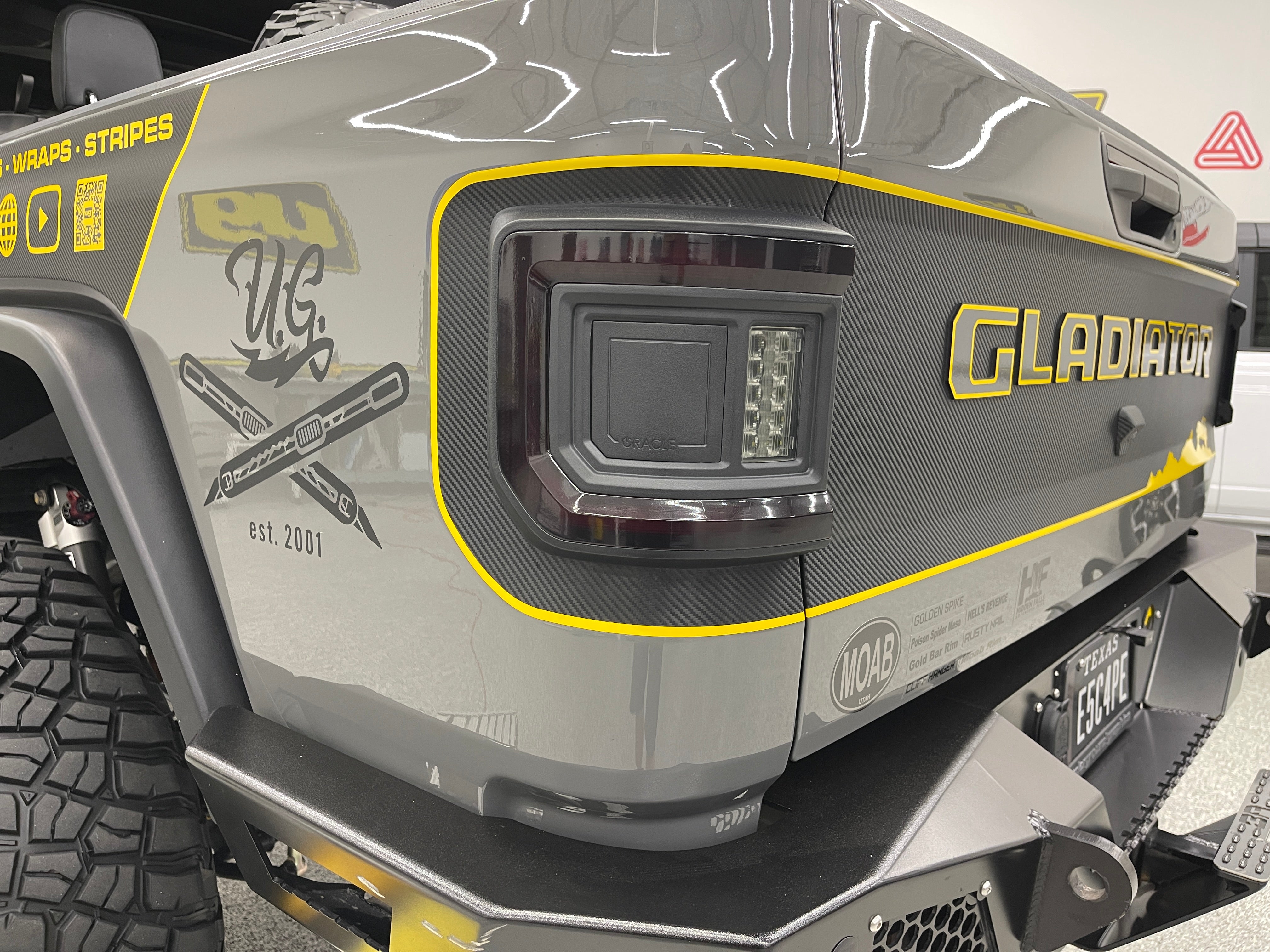 Oracle “Flush Mount” Tail Light Tint Overlay For JL or JT