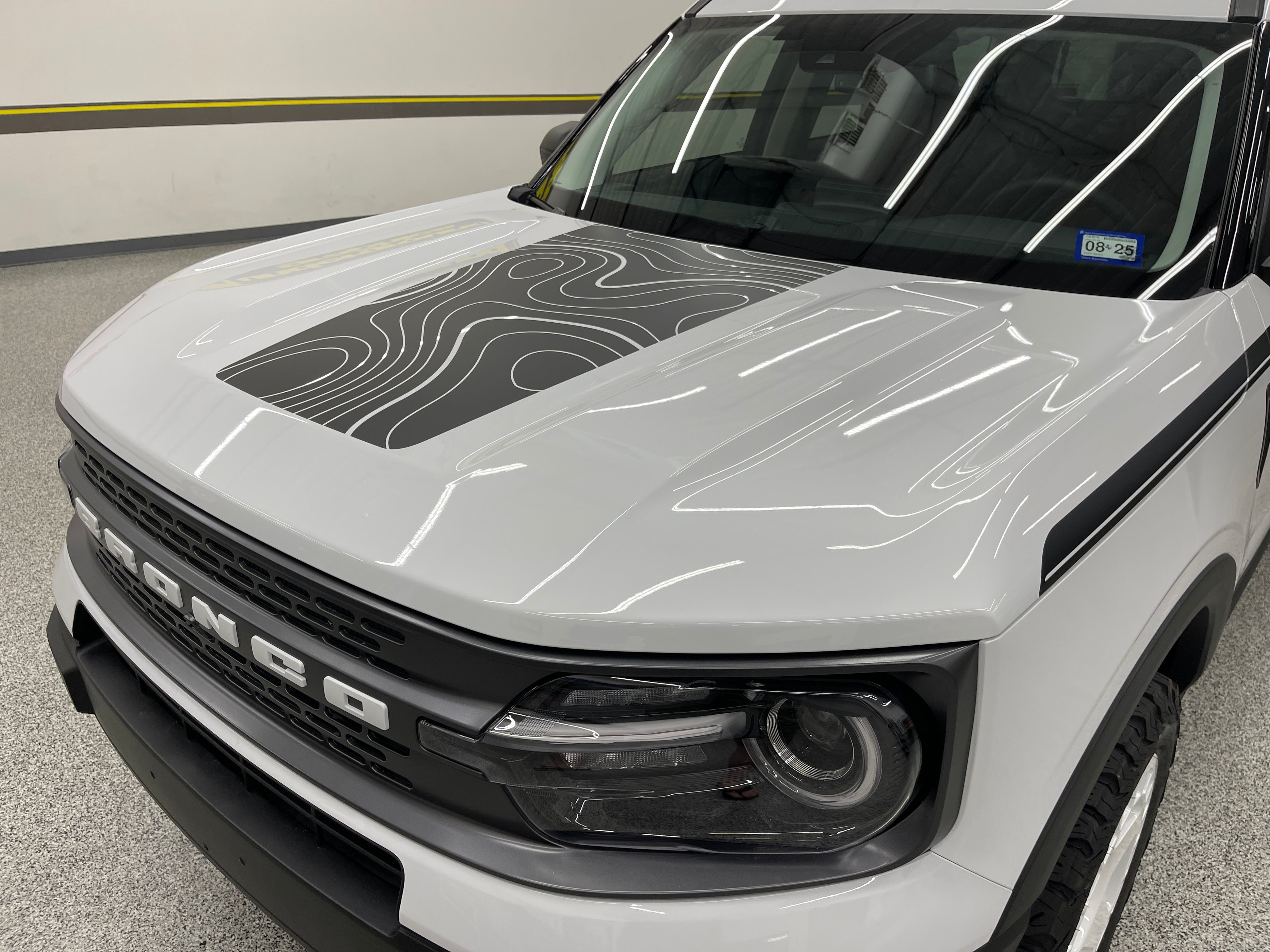Bronco Sport Hoods Topography Single Color — Underground Graphics