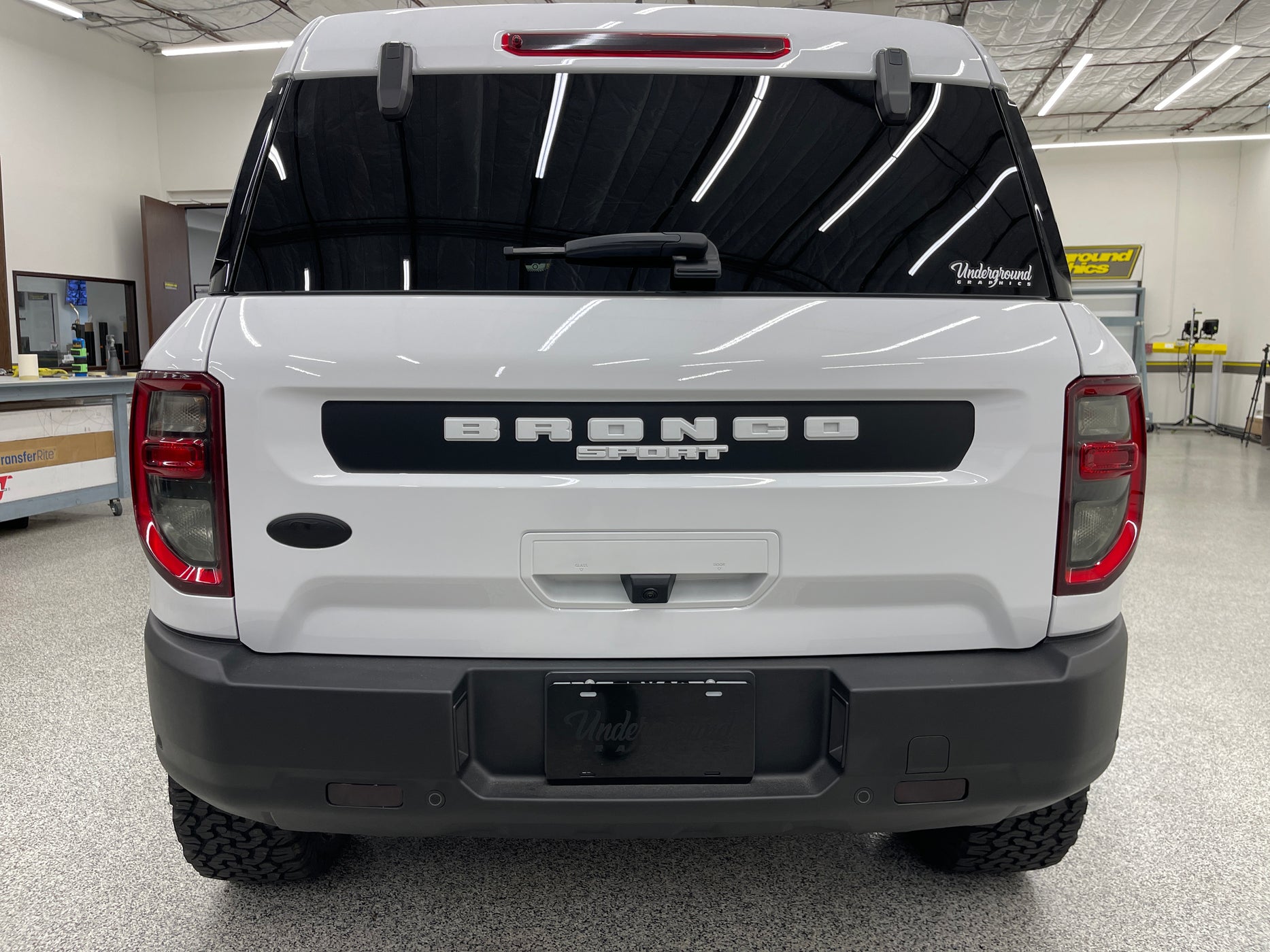Bronco Sport Rear Hatch Inlay (Single Color) — Underground Graphics