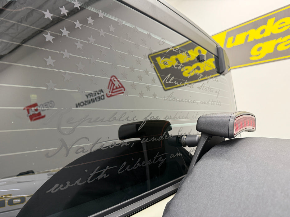 US FLAG – Pledge Of Allegiance - Bronco Windows