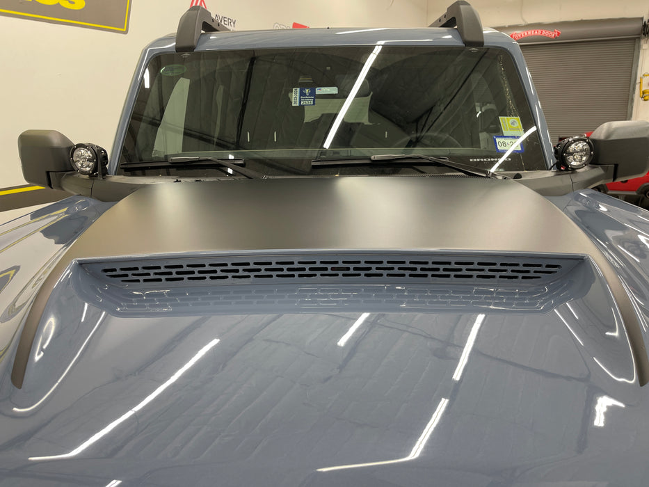 AFC Bronco Hood Graphic Blackout & Vent Inlay
