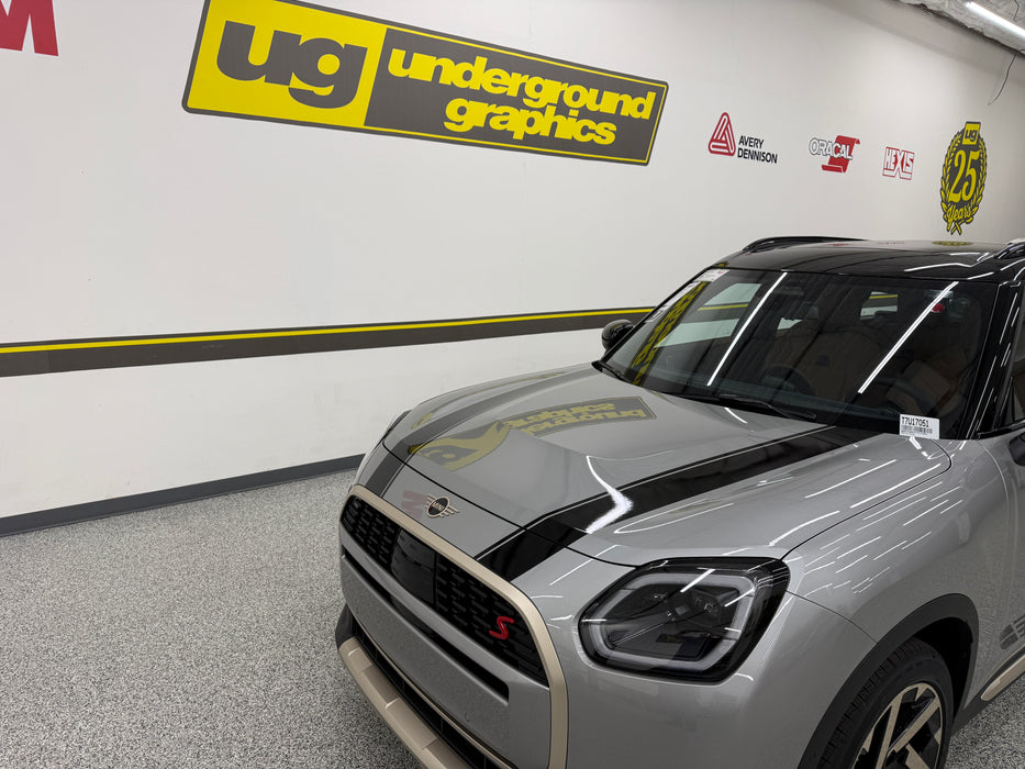 Mini Countryman Standard Hood Stripes 25up