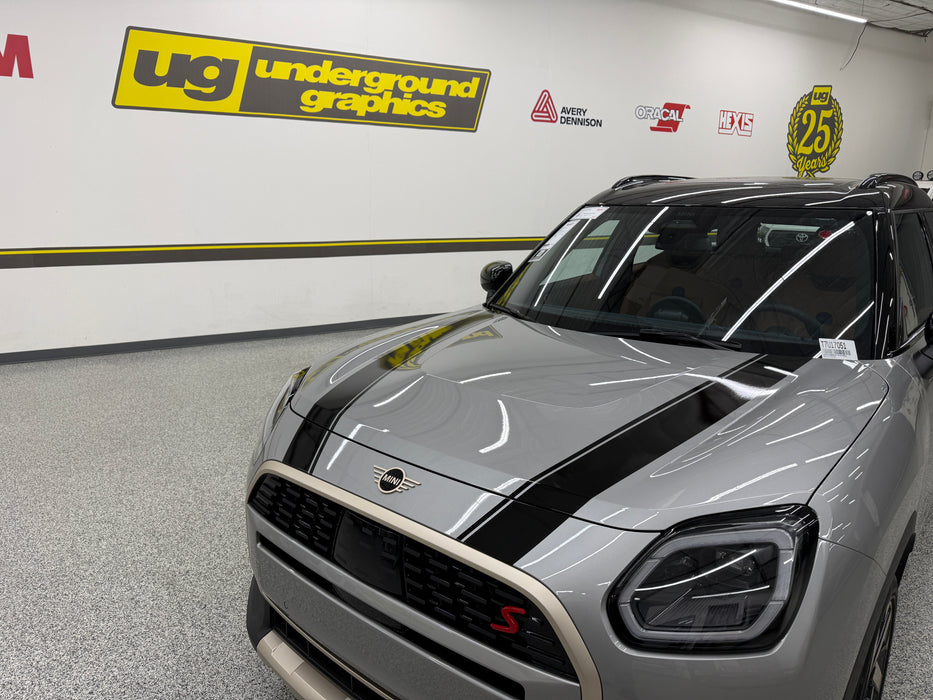 Mini Countryman Standard Hood Stripes 25up