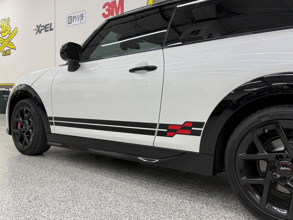 Mini Cooper (4th Gen) JCW Double Bar Rocker Stripe