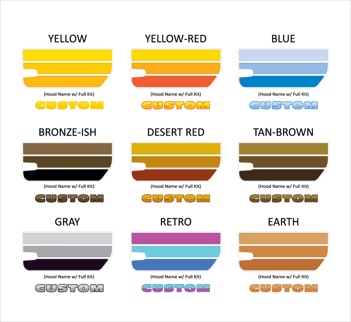 Jeep JK/JKU 3-bar — Underground Graphics