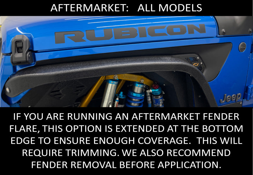 Jeep JL, JLU and JT Fender Vent Graphics (2018+)