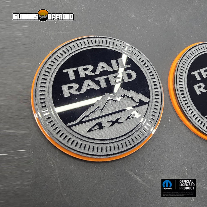 Jeep Engraved "TRAIL RATED" Emblem