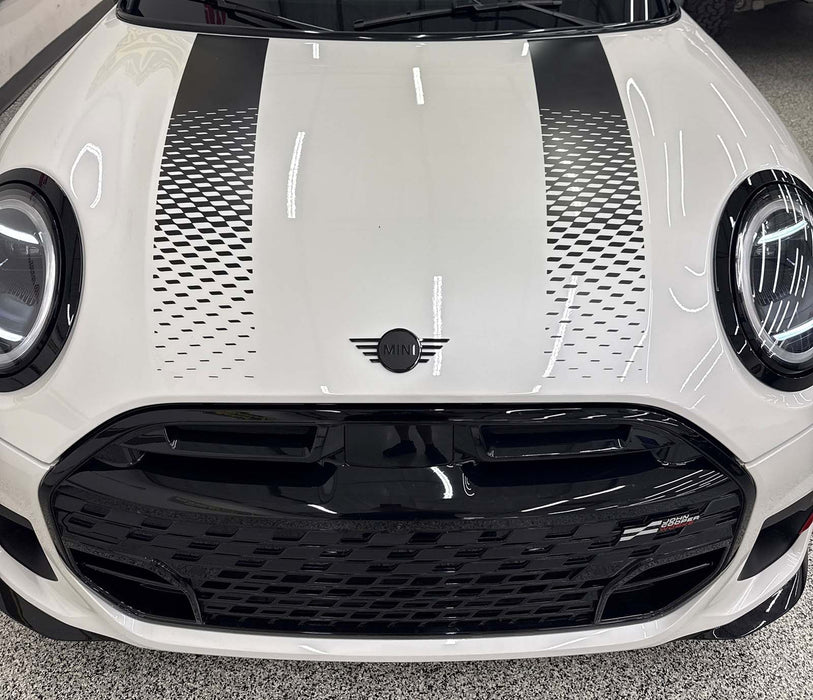 Mini Cooper HT 25up OEM Replica Hood Stripes (Die-Cut)