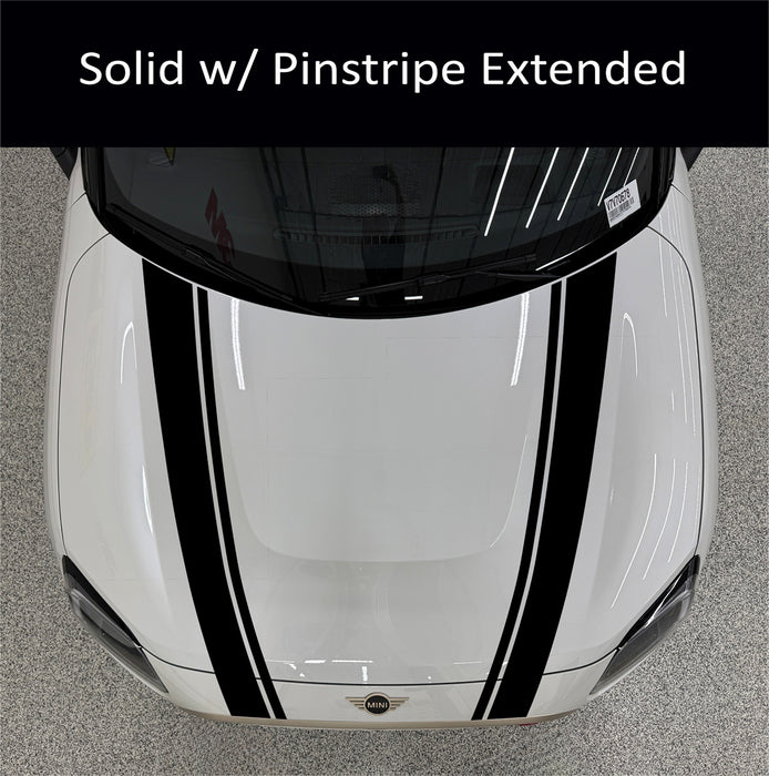 Mini Countryman Standard Hood Stripes 25up