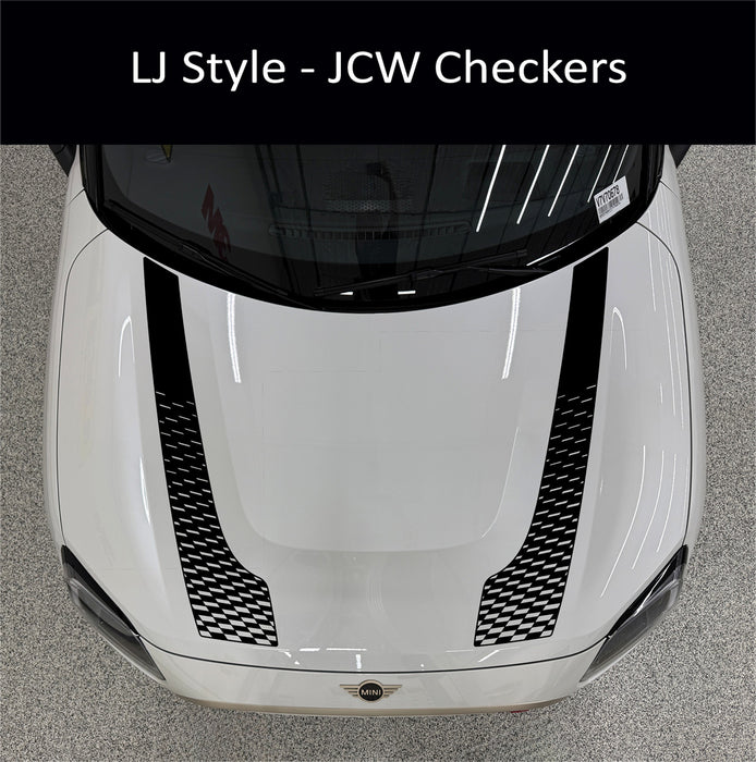 Mini Countryman JCW Style hood Stripes