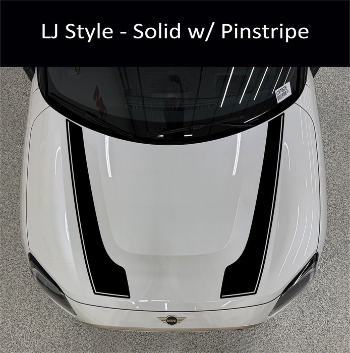 Mini Countryman JCW Style hood Stripes