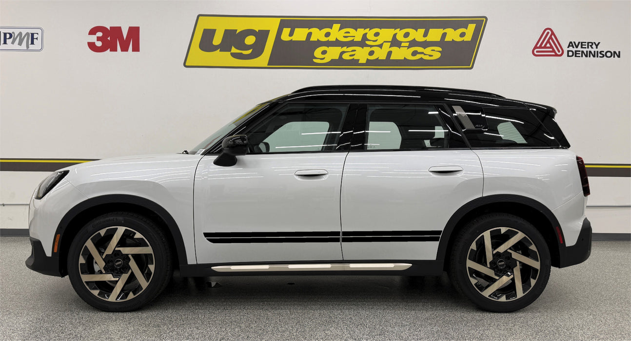 Mini COUNTRYMAN 25up Double Bar Rocker Stripe (Die-Cut) Single Color