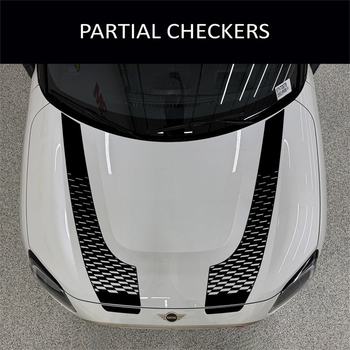 Mini Countryman JCW Extended Hood stripes