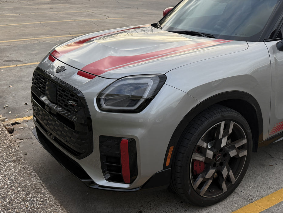 Mini Countryman JCW Extended Hood stripes