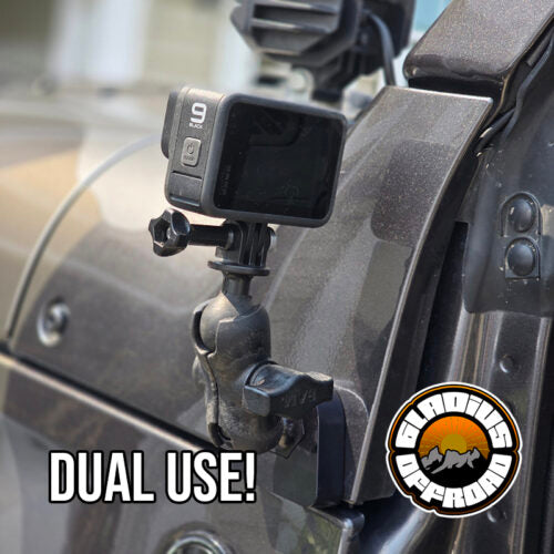 "Doors Off" Mirror Brackets for Gladiator Wrangler JL / JT