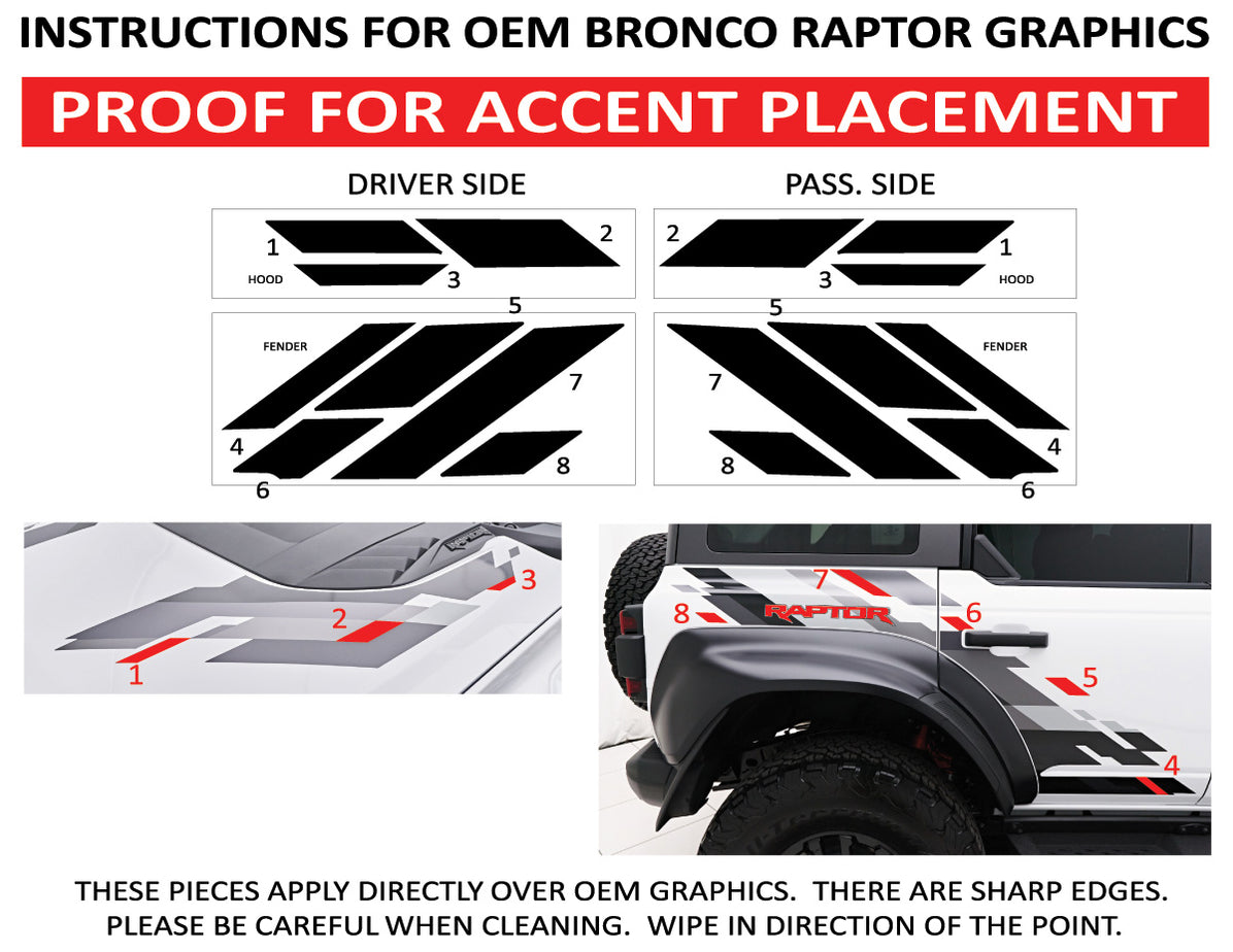 Bronco Raptor OEM GRAPHICS