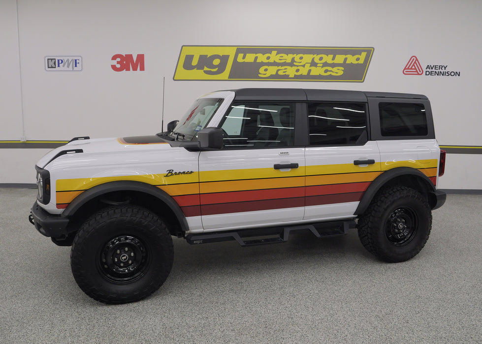 Bronco 4-Bar Retro Side Panel Kits