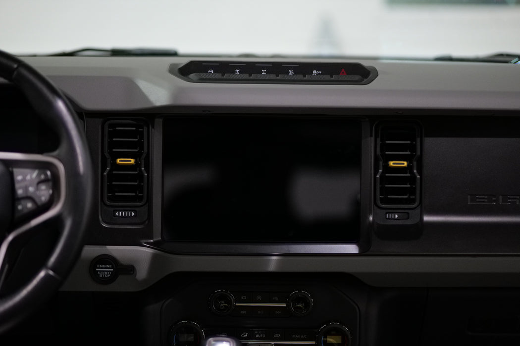 YELLOW - Set of 4 2021+ Ford Bronco Vent Clip/Tab Replacement