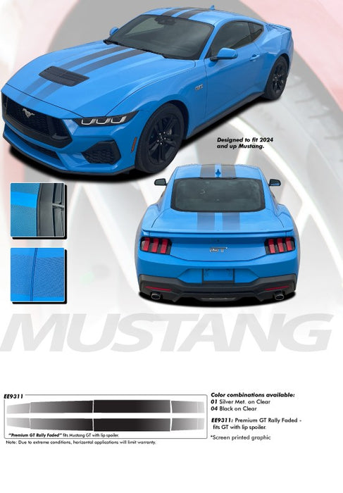 Mustang Performance Rally Faded Strip Kit (2024+)