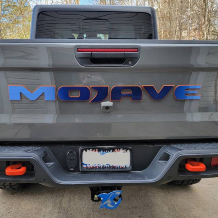 Laser Cut Acrylic Jeep Gladiator "MOJAVE" Tailgate Emblem