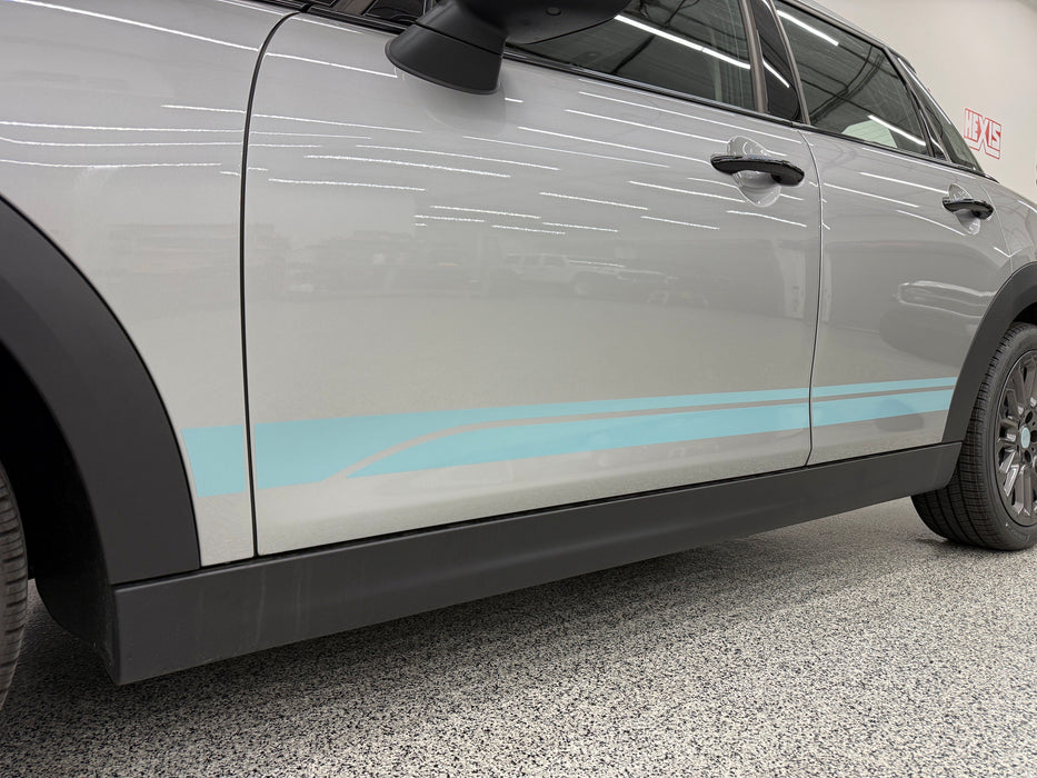Mini Cooper (4th Gen) Wave Rocker Stripe kit