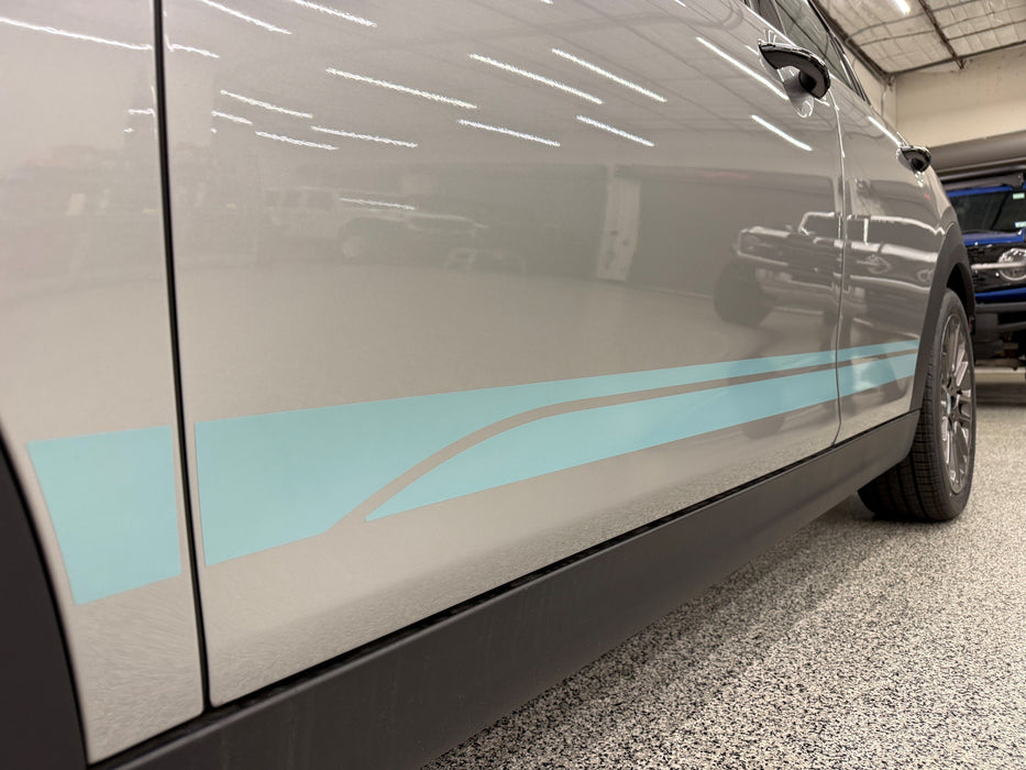 Mini Cooper (4th Gen) Wave Rocker Stripe kit