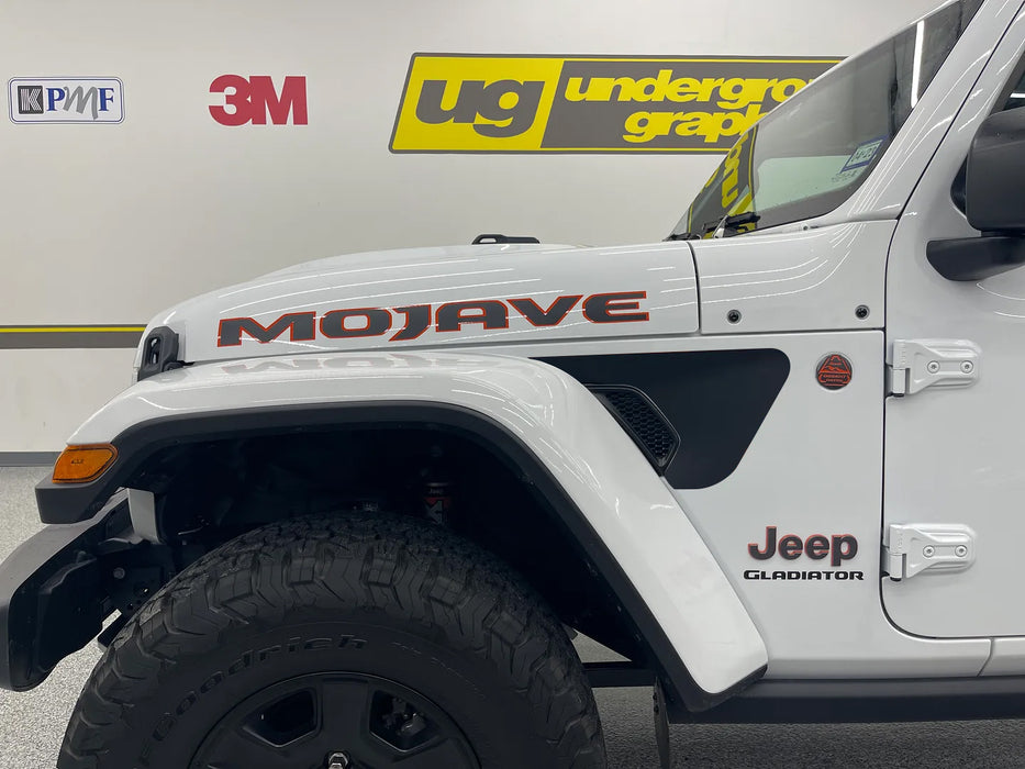 Jeep JL, JLU and JT Fender Vent Graphics (2018+)