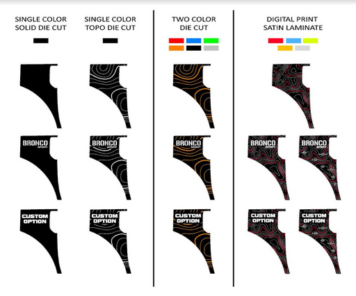 Bronco "Glade" Fender Graphics