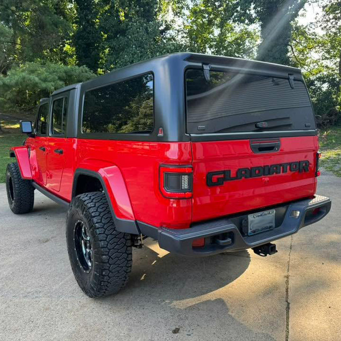 Jeep "GLADIATOR" Tailgate Emblem -  Two Color Negative