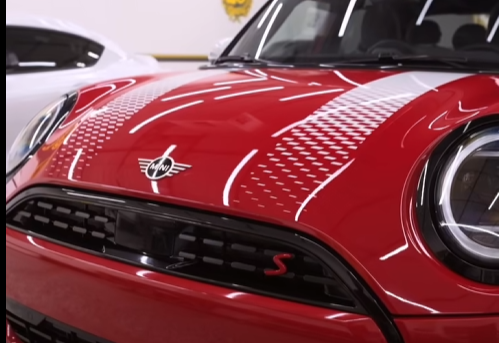 Mini Cooper HT 25up OEM Replica Hood Stripes (Die-Cut)