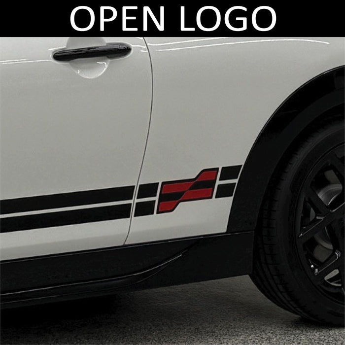 Mini Cooper (4th Gen) JCW Double Bar Rocker Stripe