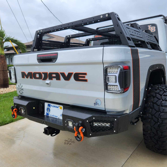 Laser Cut Acrylic Jeep Gladiator "MOJAVE" Tailgate Emblem