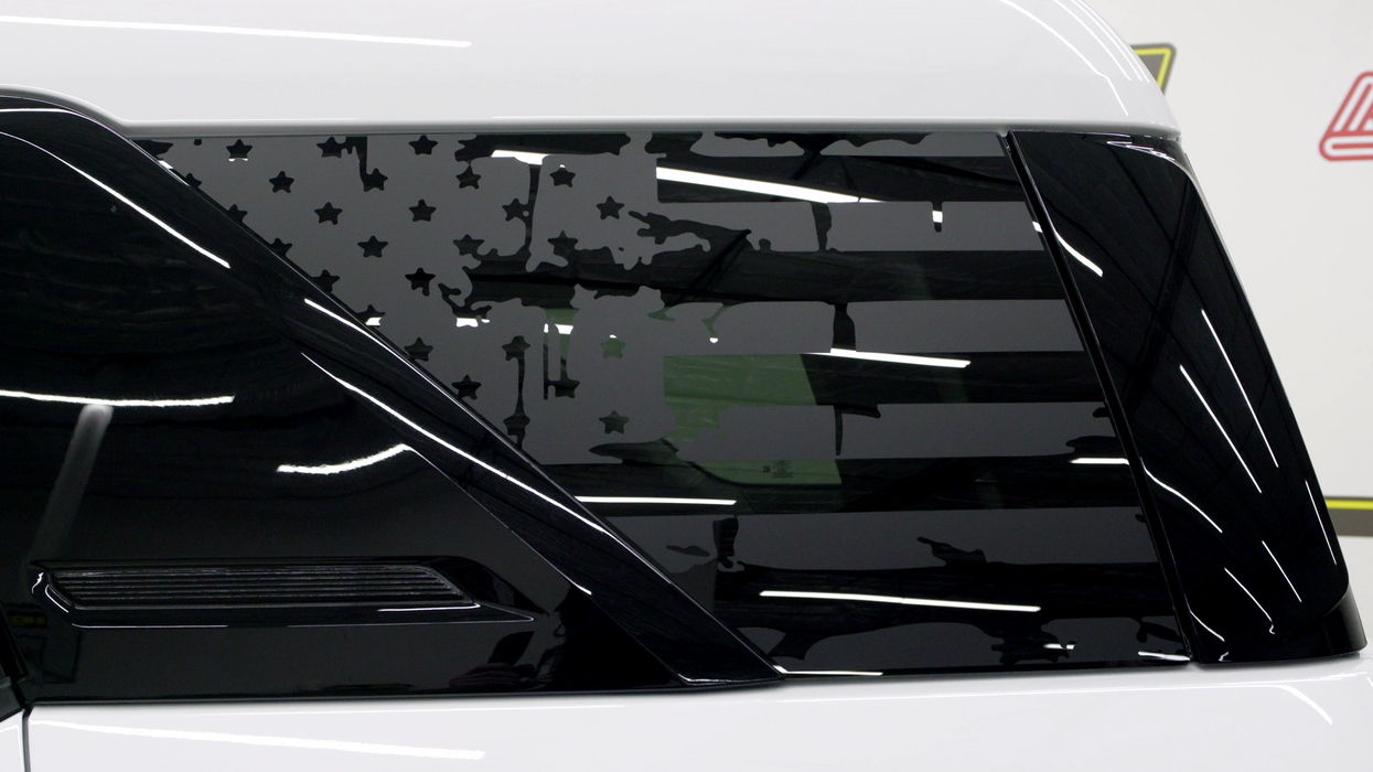 Bronco Sport "3-piece" Rear Quarter Window Flag Graphics